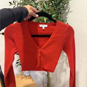 Better Be Vibrant Red Knit Sweater